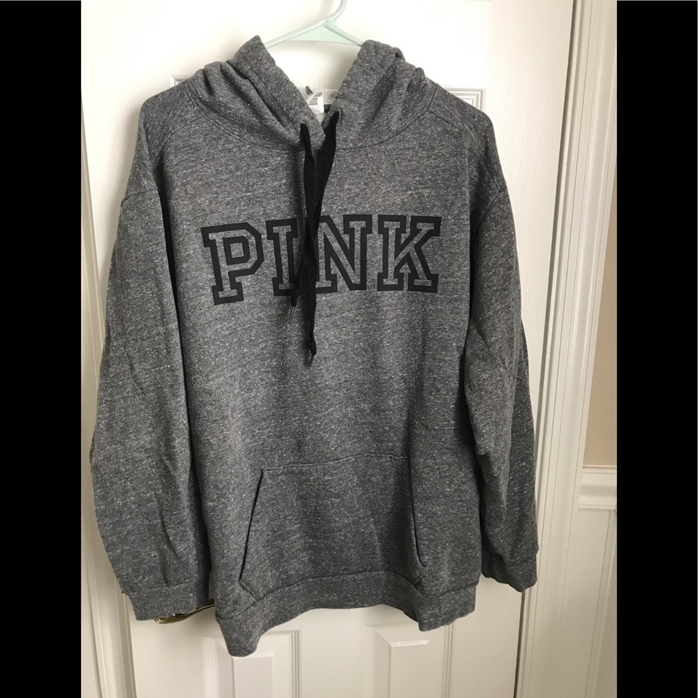 PINK grey hoodie